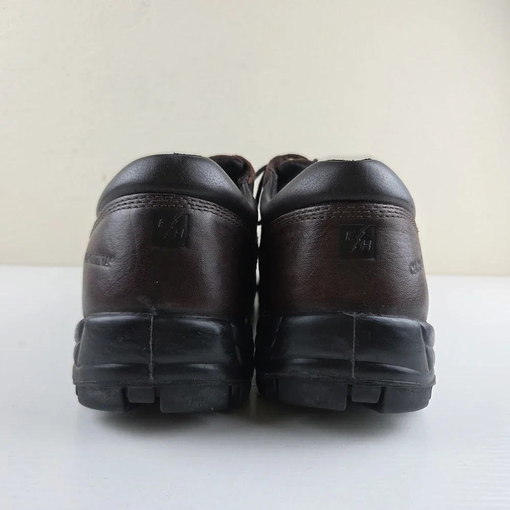 Carolina CA1528 Men's 12M Brown Leather Work Shoes Electrical Hazard Safety Toe